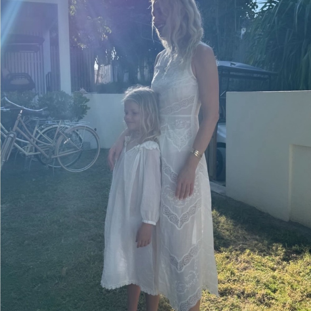 Dôen Heirloom Evanora Dress — Salt - Picture 7 of 8